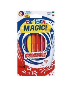 Colored markers for children, Carioca, plastic, 18x10.5x2 cm, miscellaneous, 8 pieces