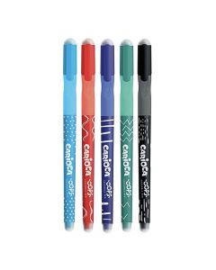 Stilolaps me gomë, për fëmijë, Oops, Carioca, plastikë, 14.5x1.5 cm, mikse, 1 copë