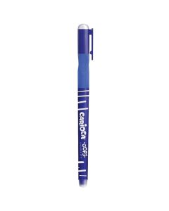 Erasable pen, for kids, Oops, Carioca, plastic, 14.5x1.5 cm, blue, 1 piece