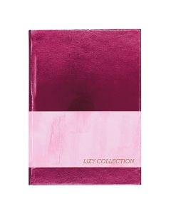 Bllok shënimesh, Lizzy Collection, letër dhe PVC, 14x20 cm, mikse, 1 copë