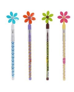 Pencil with decorative rotating flower, for children, Windmill, The Littlies, plastic, 17 cm, miscellaneous, 1 piece