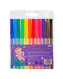 Colored markers for children, Maxi, The Littlies, plastic, 18.5x1.5x17 cm, miscellaneous, 12 pieces