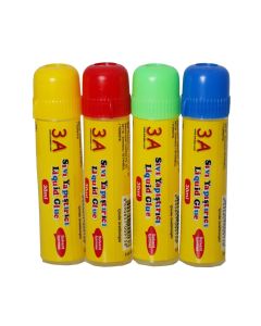 Liquid glue pen for kids, 3A, plastic, 30 ml, miscellaneous, 1 piece