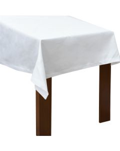 Mbulesë tavoline, poliestër, 165x200 cm, e bardhë, 1 copë