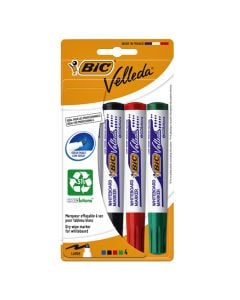 Marker për tabelë Villeda, 18 cm, plastik, 4 cope