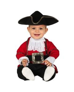 Kostum për beba, Pirate, 12-18 muajsh, e kuqe dhe e zezë