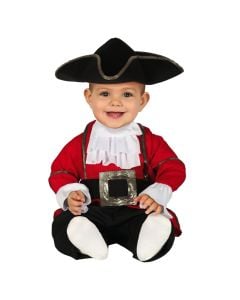 Kostum për beba, Pirate, 18-24 muajsh, e kuqe dhe e zezë