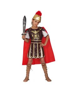 Kostum per meshkuj, Gladiator, 5-6 vjec, kafe, kuqe, floriri
