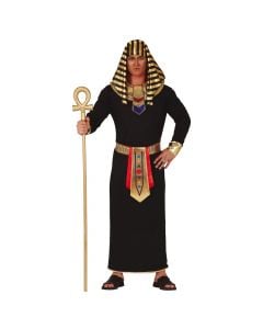 Costume pharaoh, men, polyester,L,  black, gold