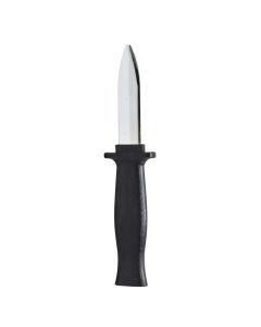 Retractable fake dagger knife, accessory, 19 cm, grey