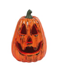 Kungull dekorues, halloween, plastik, 20 cm, portokalli, 1 copë