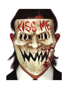 Maskë për fytyrën, Horror Kiss me, plastik, kafe