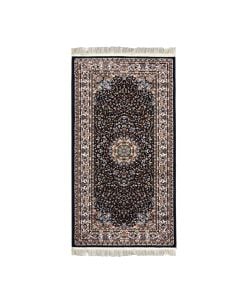 Persian rug, polyester, brown, 75 x 150 cm