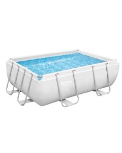 Bestway pool with filter pump, PVC / metal, gray, 2.82 mt x 1.96 mt x depth 84 cm