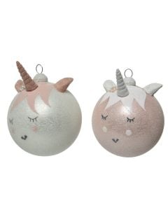 Decorative sphere, glass, different colors, Dia. 8 cm