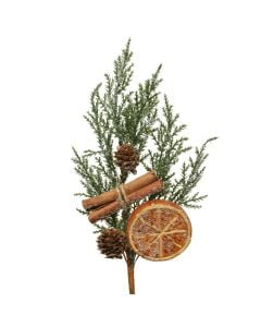 Lule dekoruese, natyrale, jeshile, 5 cm