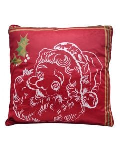 Decorative pillow, polyester, black, 50x50 cm