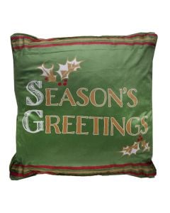 Decorative pillow, polyester, black, 50x50 cm