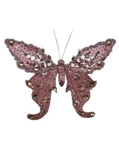 Flutur dekoruese, rozë, 25x19 cm