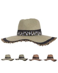 Women's beach hats, straw, different colors,