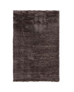 Shagi MADISON carpet, 45mm yarn, 55% polyester / 34% jute, brown, latex bottom layer, 200x300 cm