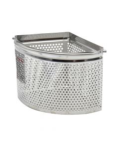 Cooking or draining basket, Abert, stainless steel 18/10, silver, Ø18 cm