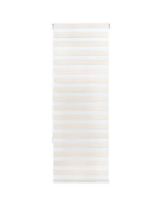 Zebra roll, polyester / plastic frame, creme, 80x240 cm