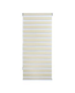 Zebra roll, polyester / plastic frame, beige, 60x175 cm