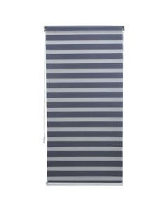 Zebra roll, polyester / plastic frame, dark grey, 100x220 cm