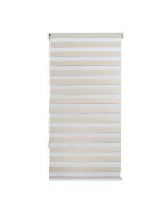 Zebra roll, polyester / plastic frame, beige, 80x175 cm