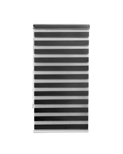 Grilë zebra, poliestër / kasë plastike, e zezë, 91x175 cm