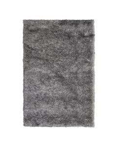 Carpet shaggy Enzo, 100% polyester, grey nuance, 140x200 cm