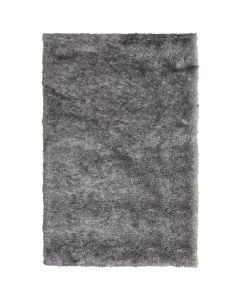 Carpet shaggy Enzo, 100% polyester, grey nuance, 160x230 cm