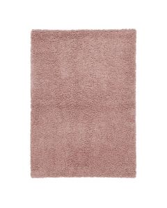 Carpet shaggy Boston, 70% synthetic yarn / 30 jute, pink, 120x170 cm