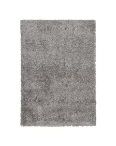 Carpet shaggy Boston, 70% synthetic yarn / 30 jute, light grey, 120x170 cm