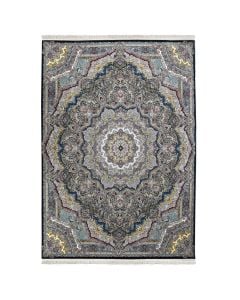 Persian carpet, 100% acrylic, blue with different colors, 300x400 cm