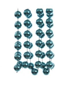 Decorative string, plastic, blue, 2 x 270 cm