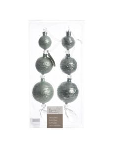 Decorative range, plastic, pale green, dia5x18cm