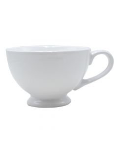 Soup bowl, ceramic, white, Dia. 14 x 10cm