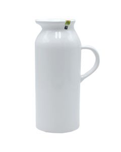 Kanë qumështi, qeramikë, e bardhë, 900cc / Dia. 8 x 22cm