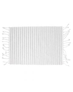 Twist tablecloth, cotton and polyester, white, 35 x 50cm