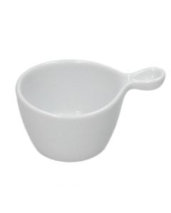 Serving bowl, porcelain, white, 9.5 x 7cm