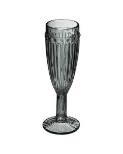 Wine Glass MONA, glass, transparent black, 200ML