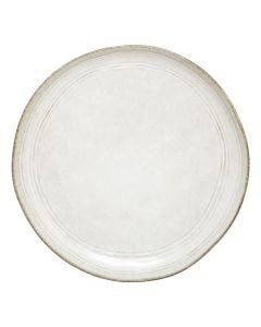 Dining plate, porcelain, grey, dia.21cm