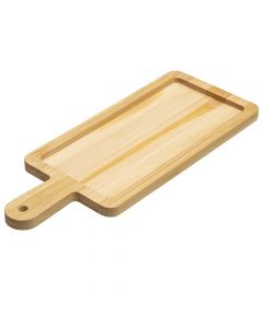 Serving tray, bamboo, natural, 26.5x10cm