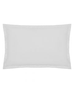 Pillow case, cotton, white, 50x70 cm