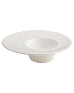 Kaleidos shoulder plate, porcelain, white, Dia.20 cm