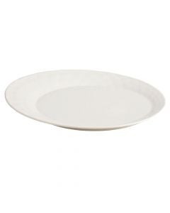 Kaleidos oval plate, porcelain, white, Dia.26 cm