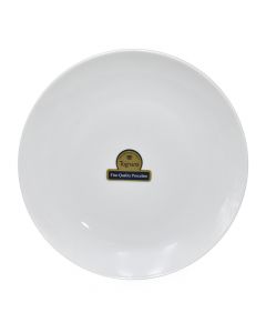 Flat plate, porcelain, white, Dia.27 cm