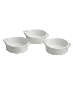 Mignion antipasto pan set (PK 3), porcelain, white, Dia.10 cm